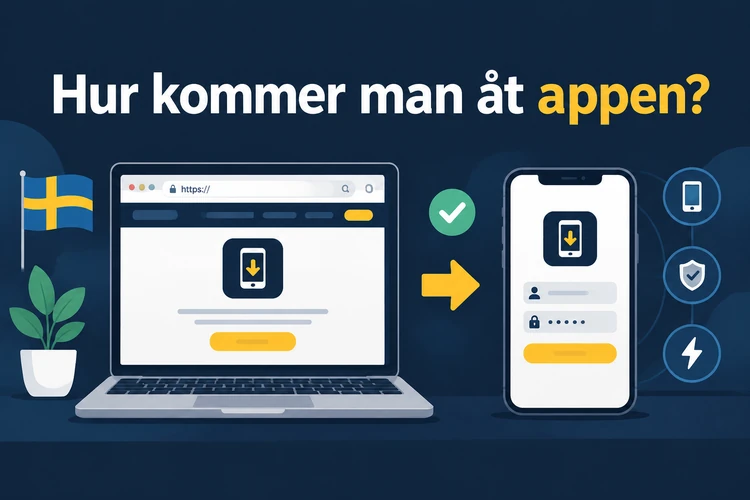Hur kommer man åt appen?