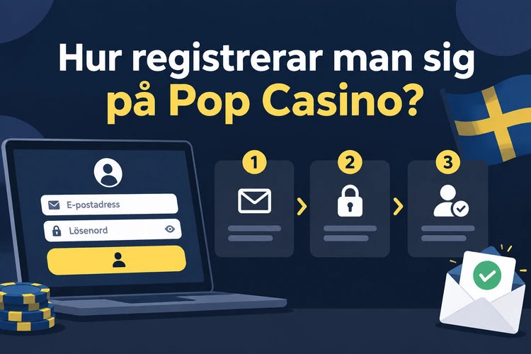 Hur registrerar man sig på Pop Casino?