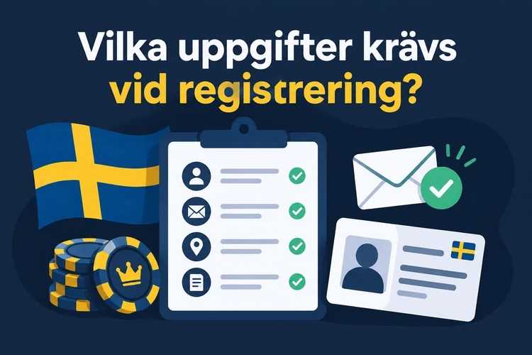 Vilka uppgifter krävs vid registrering?