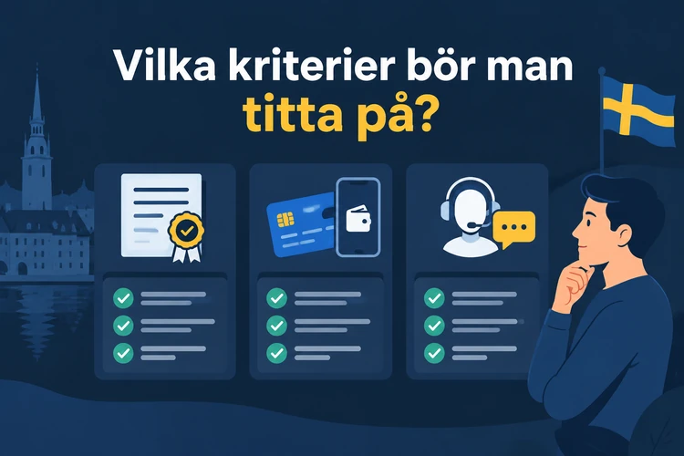 Vilka kriterier bör man titta på?