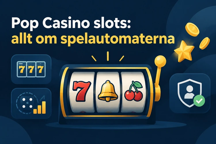 Pop Casino slots : allt om spelautomaterna